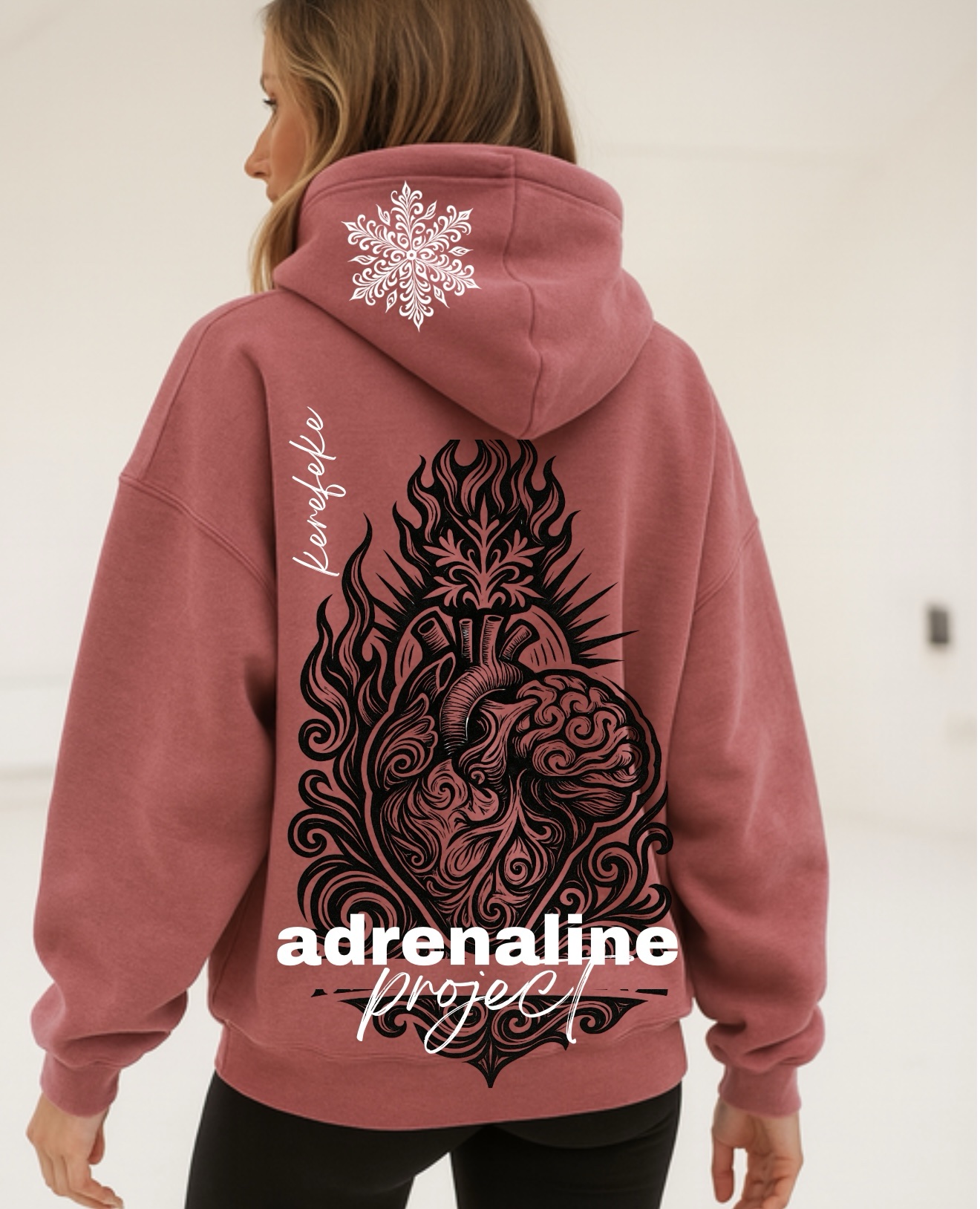 Snowemotion Adrenaline pamučni duks sa kapuljačom unisex - Slika 2